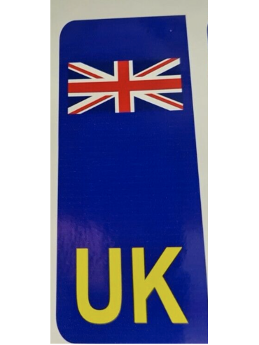 UK side badge number plate 165mm x 35mm UK side badge number plate 165mm x 35mm